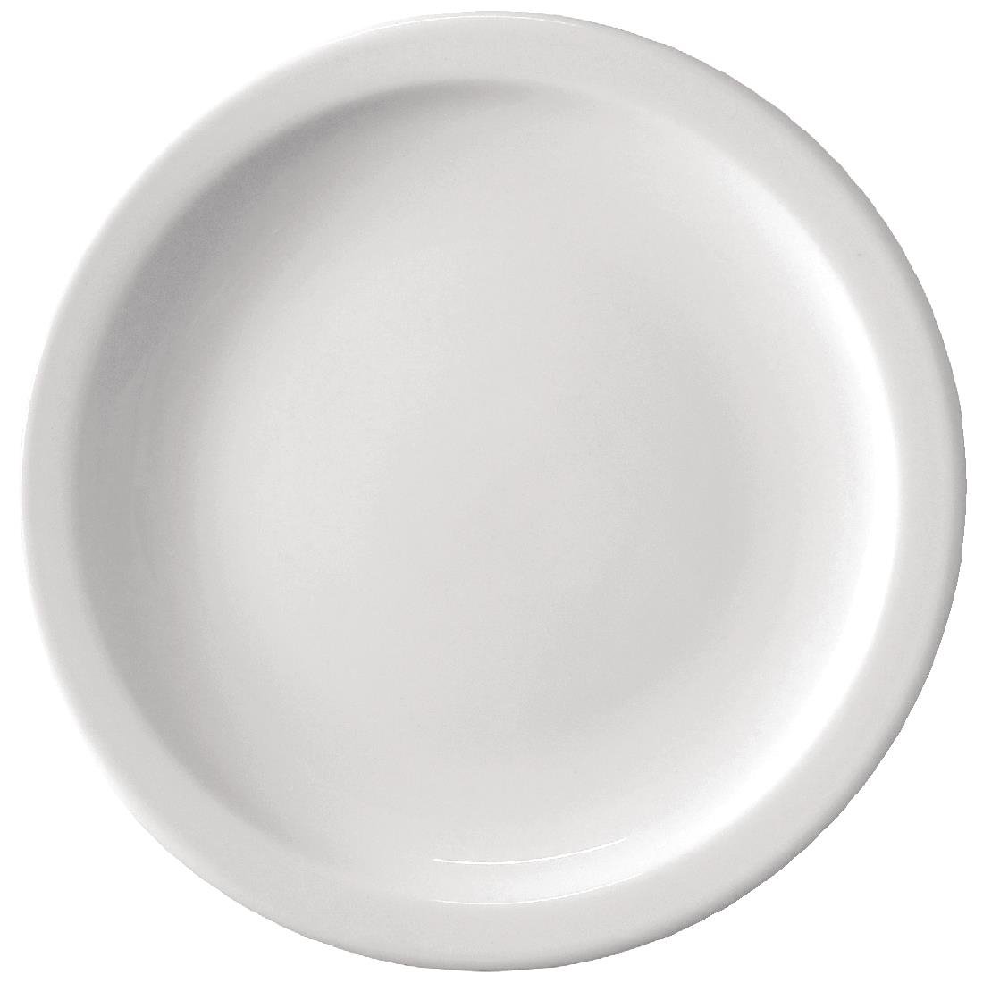 Bulk Buy Olympia Athena Narrow Rimmed Plates 284mm (36 Pack) - S755