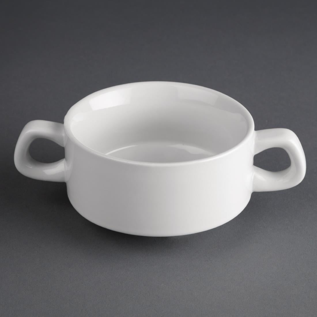 Bulk Buy Olympia Athena Stacking Soup Bowls (24 Pack) - S758