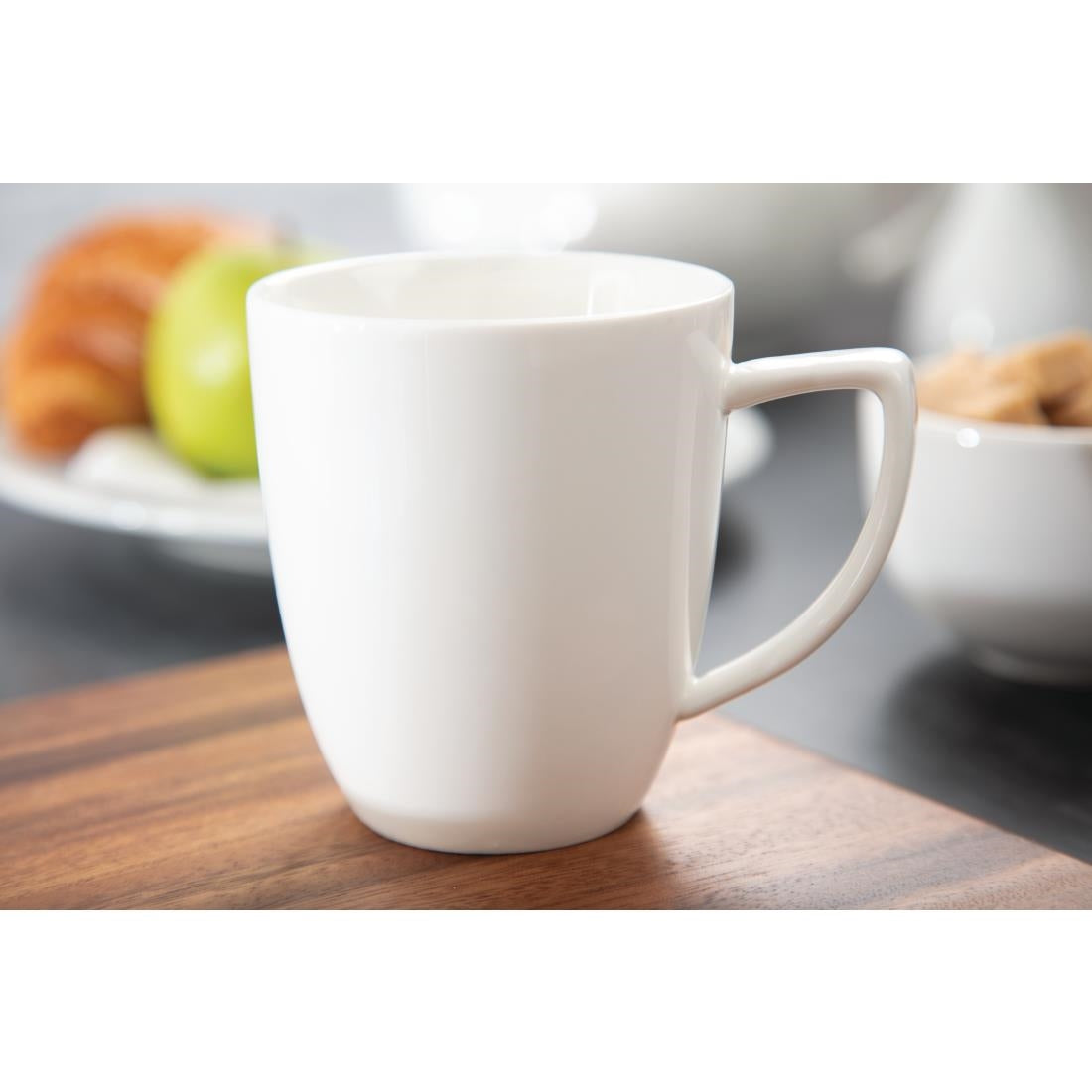 Olympia Lumina Latte Mugs 10oz 284ml (6 Pack) - CF378