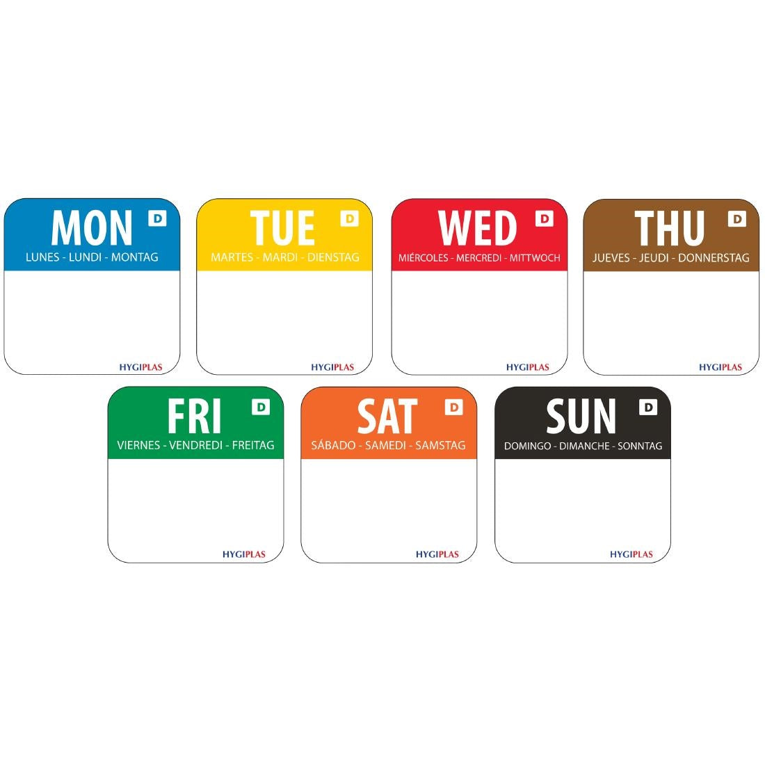 Vogue Dissolvable Food Rotation Label Kit 20mm - CF439