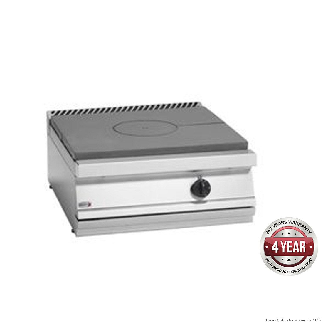 CLEARANCE - Fagor 700 series natural gas cast iron solid top - CG7-10-VIC979