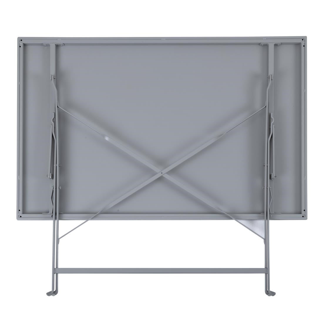Bolero Pavement Style Folding Table Grey 1100mm x 700mm - CH969