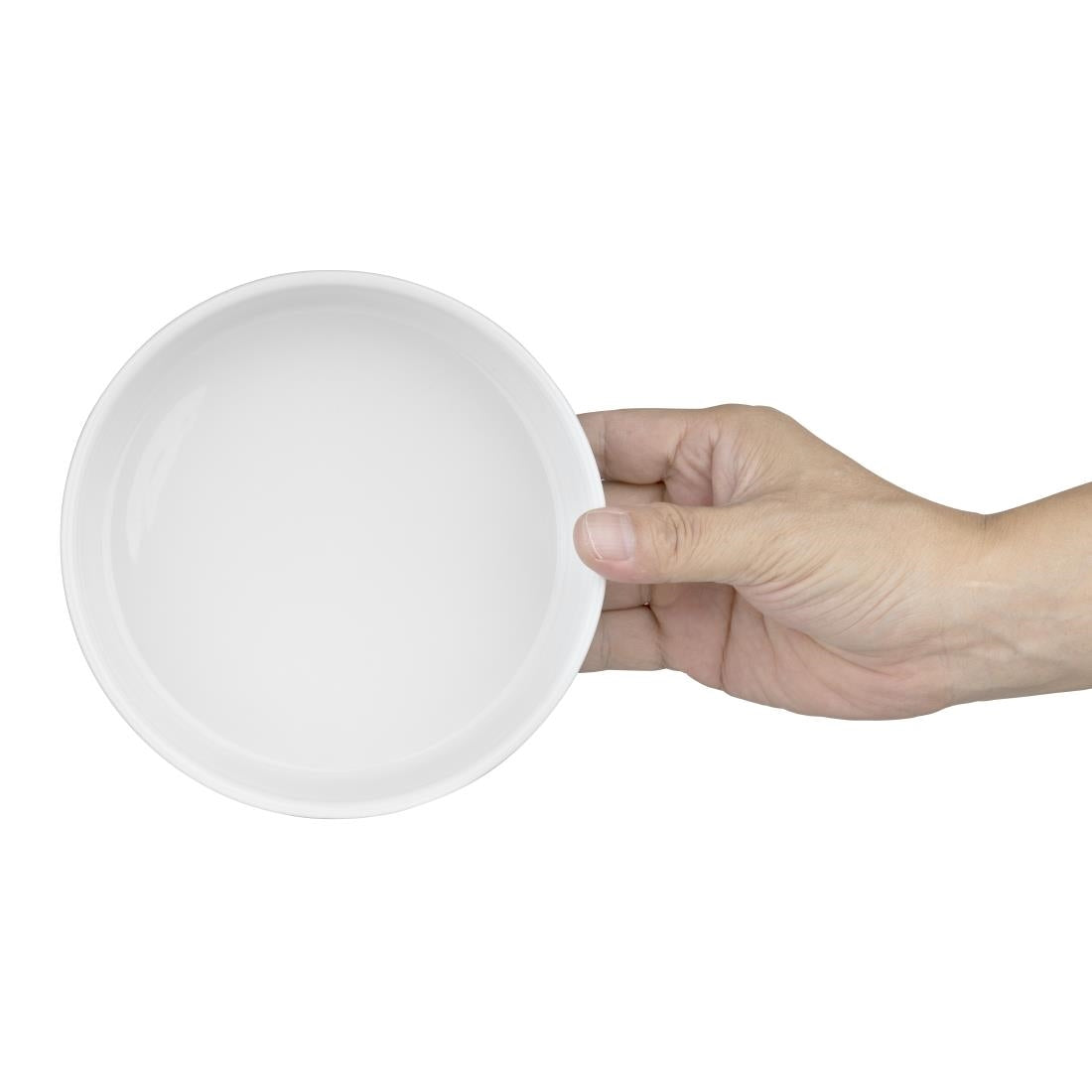 Olympia Whiteware Flat Walled Bowl - 152mm (6 Pack) - CK070