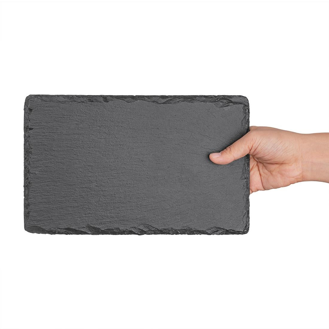 Olympia Natural Slate Boards GN 1/4 (2 Pack) - CK407