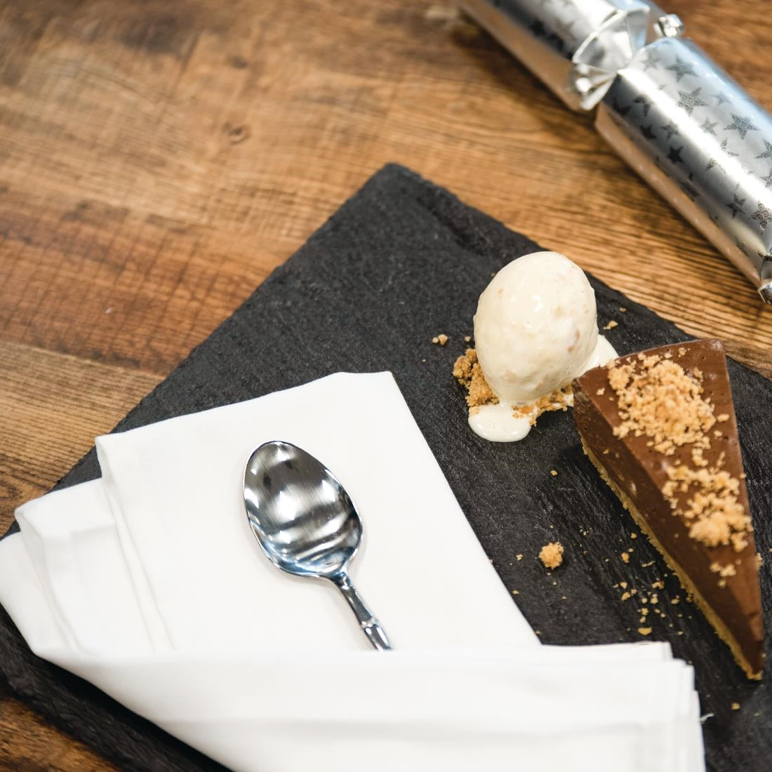 Olympia Natural Slate Boards GN 1/4 (2 Pack) - CK407