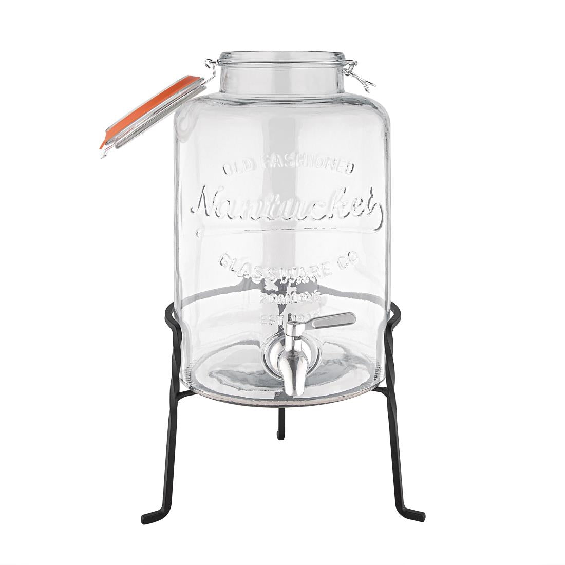 Olympia Nantucket Style Drink Dispenser with Wire Stand 8.5Ltr - CK939