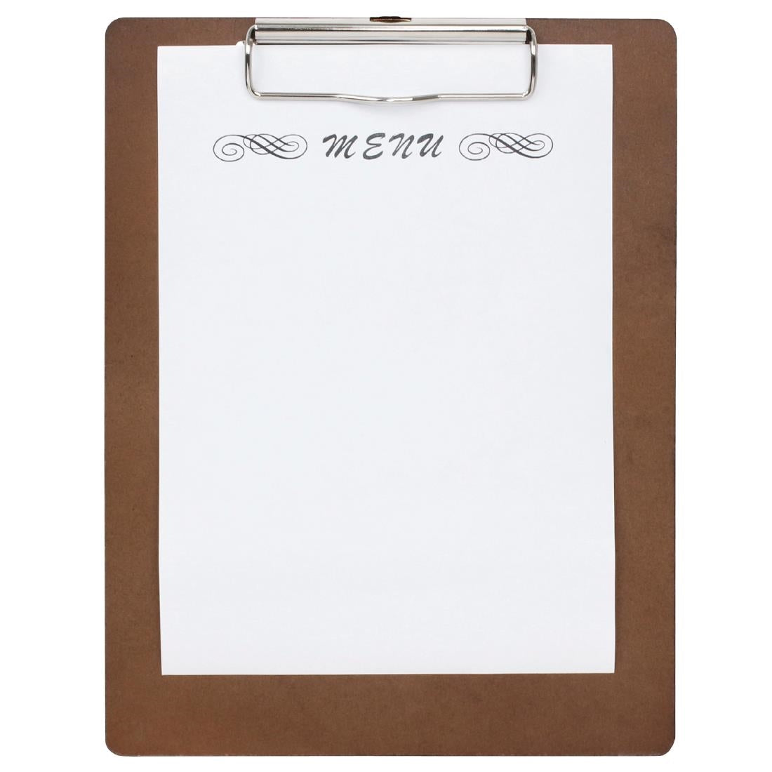 Olympia Wooden Menu Presentation Clipboard A4 - CL174