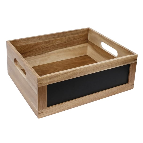 Olympia Bread Crate with Chalkboard 1/2 GN - CL191