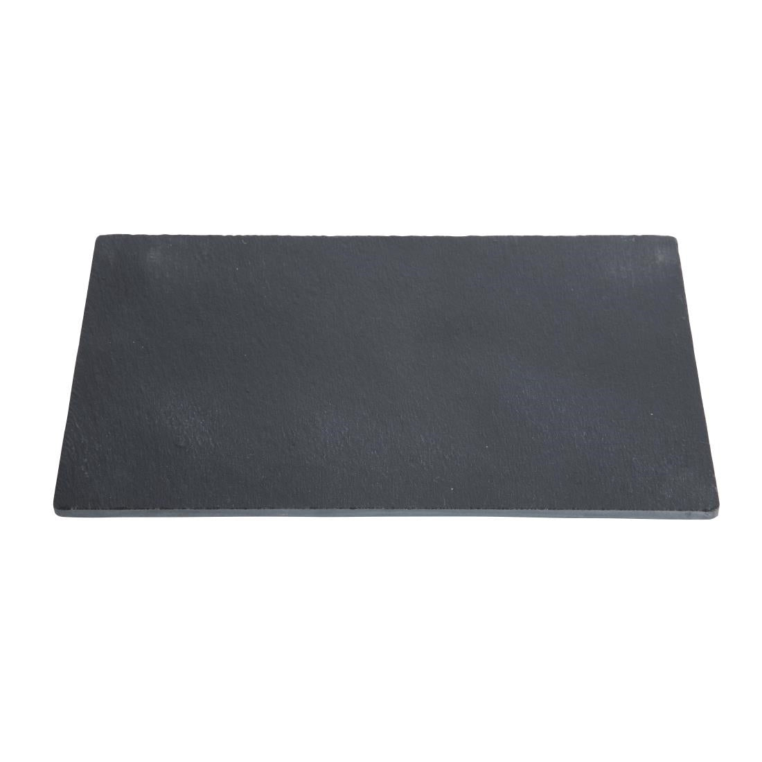 Olympia Smooth Edged Slate Platters 280 x 180mm (2 Pack) - CM063
