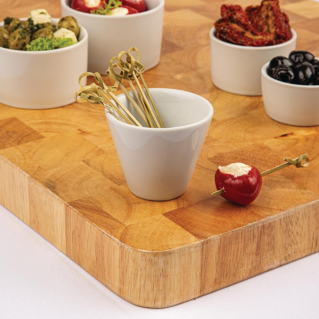 Olympia Whiteware Conical Ramekin White 70mm (12 Pack) - CM164