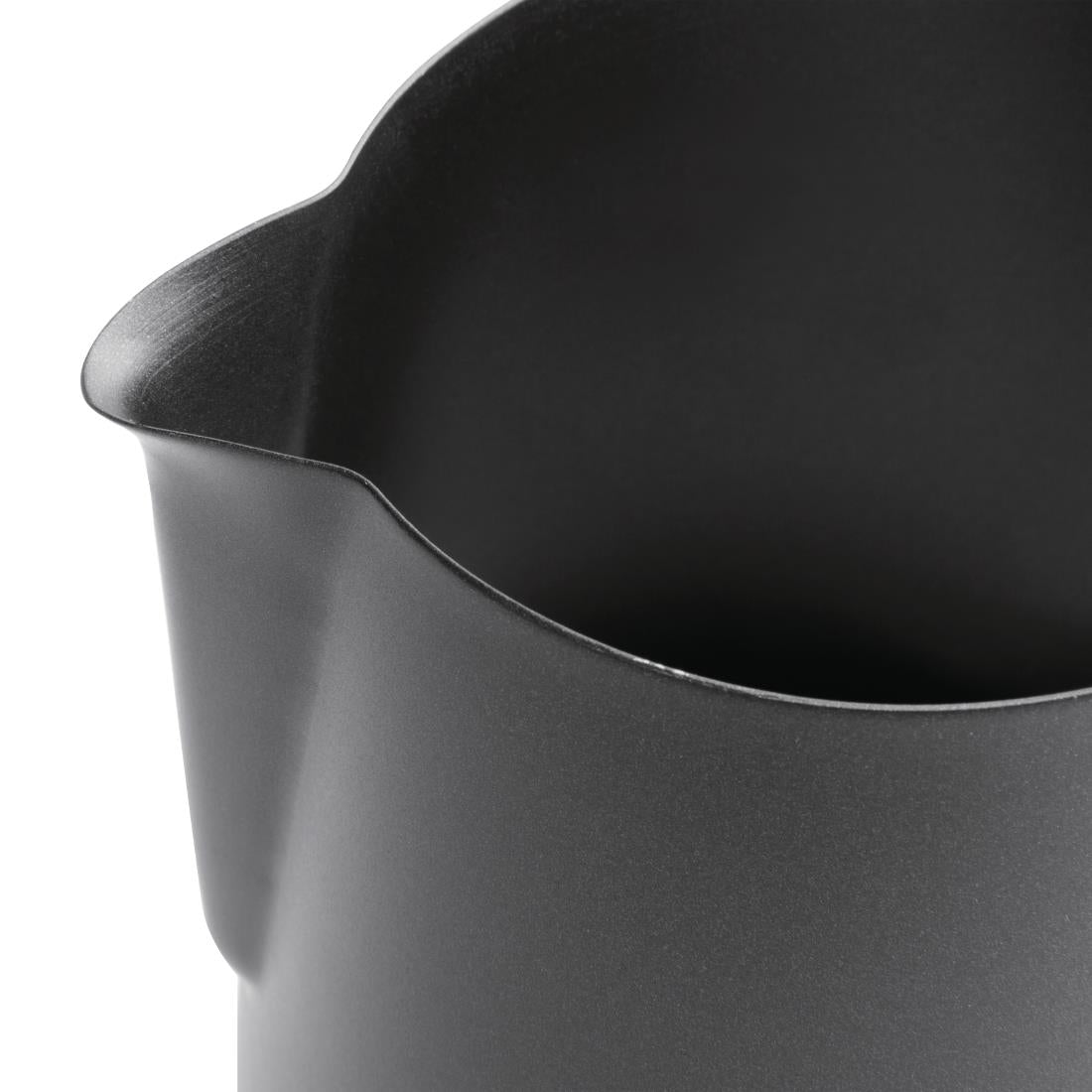 Olympia Black Non-Stick Milk Frothing Jug 340ml - CM606
