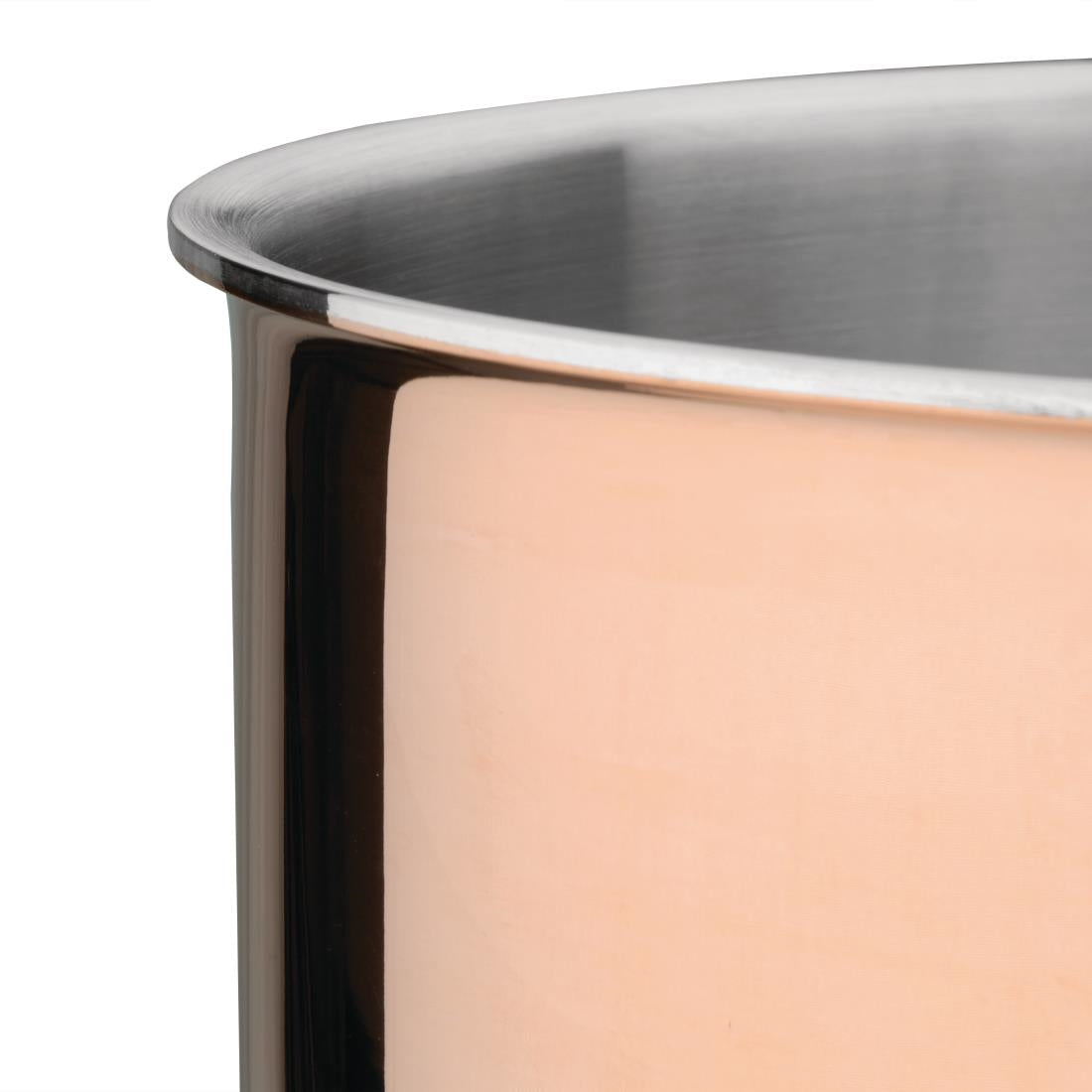 Vogue Copper Tri-Wall Saucepan 180mm - CM675