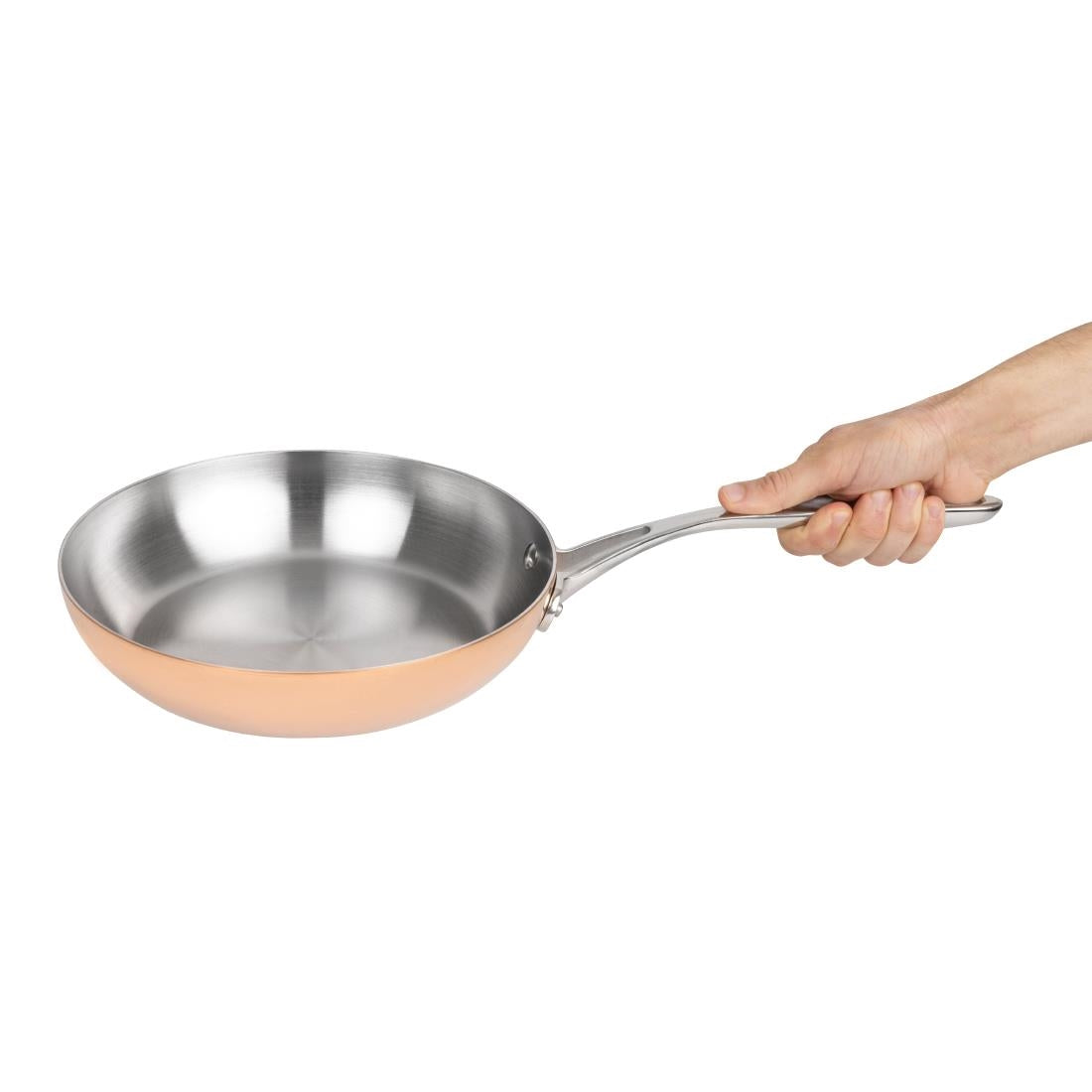 Vogue Copper Tri-Wall Frying Pan 240mm - CM679