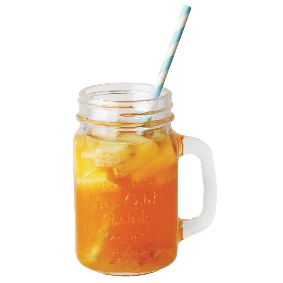 Olympia Glass Handled Mason Jars - 470ml (Pack 12) - CM698