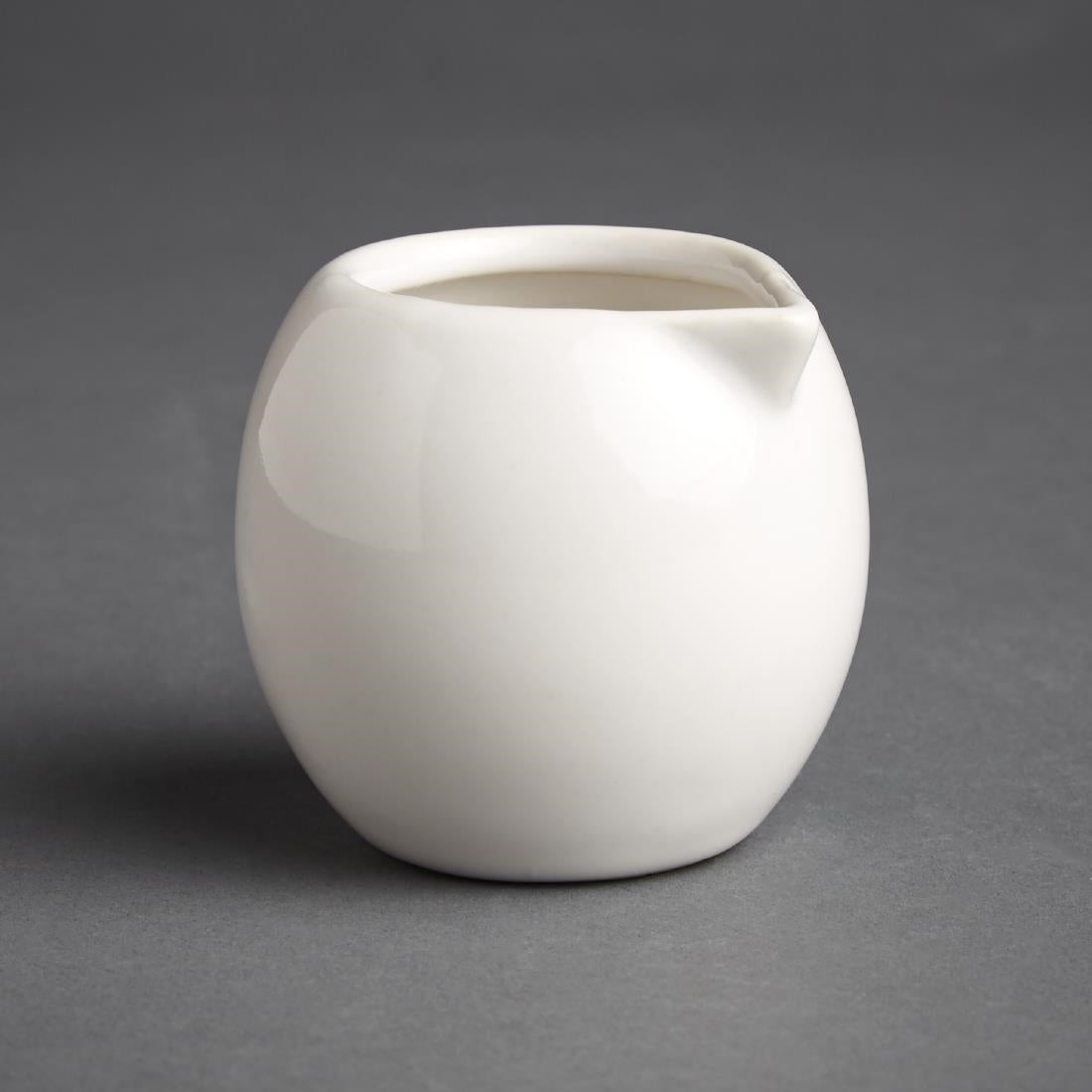 Olympia Cafe Milk Jug White - 70ml (Box 6) - CM754