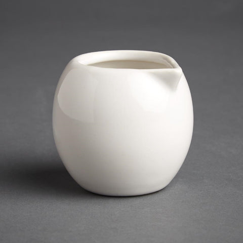 Olympia Cafe Milk Jug White - 70ml (Box 6) - CM754