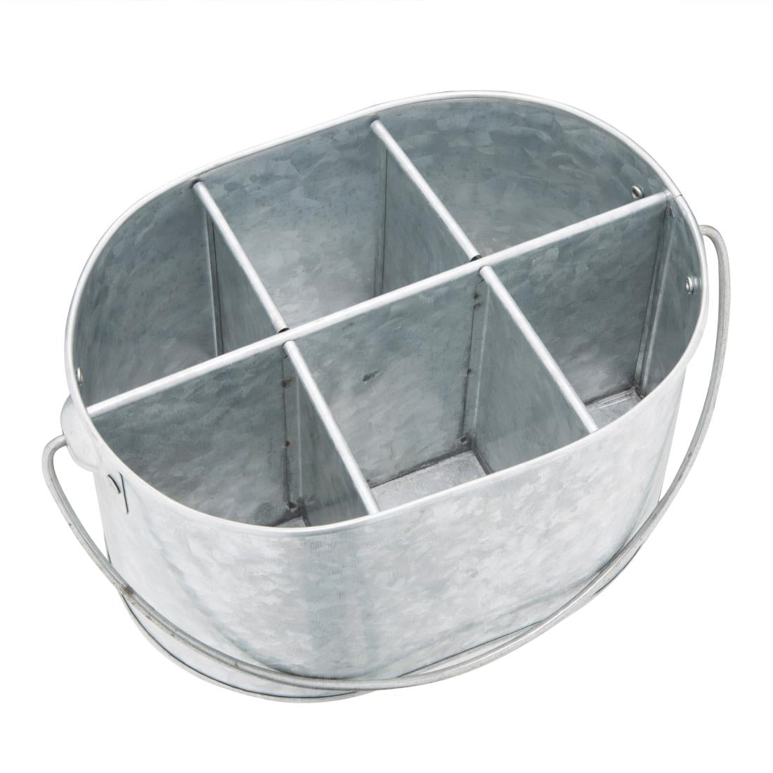 Olympia Galvanised Table Tidy - 135(H)x240(W)x175(D)mm - CN520