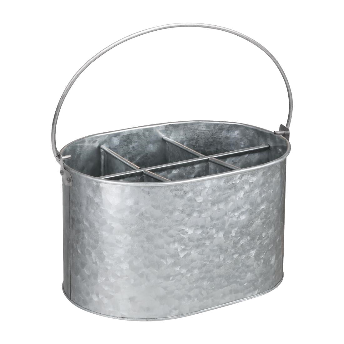 Olympia Galvanised Table Tidy - 135(H)x240(W)x175(D)mm - CN520
