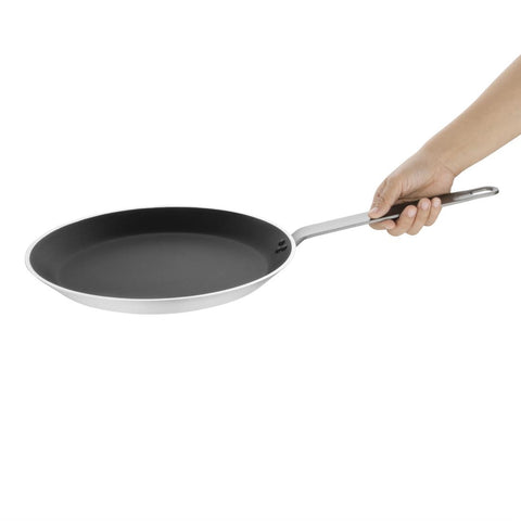 Vogue Platinum Plus Anodised Aluminium Non-Stick Teflon Crepe Pan 30cm - HT960