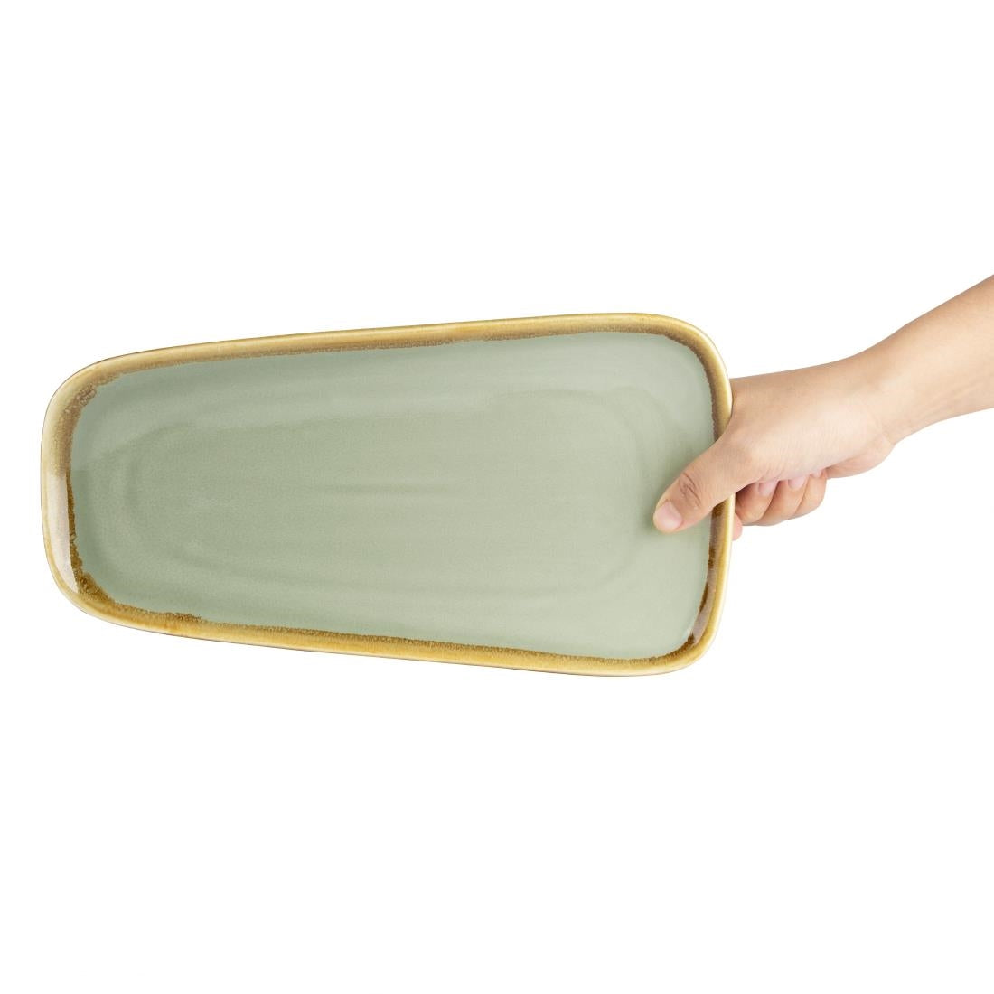 Olympia Kiln Medium Platter Moss 295mm - CP173