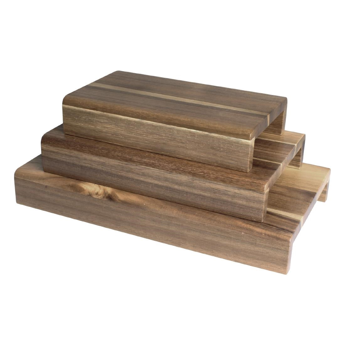 Olympia Acacia Wood Riser Set (3 Pack) - CP697