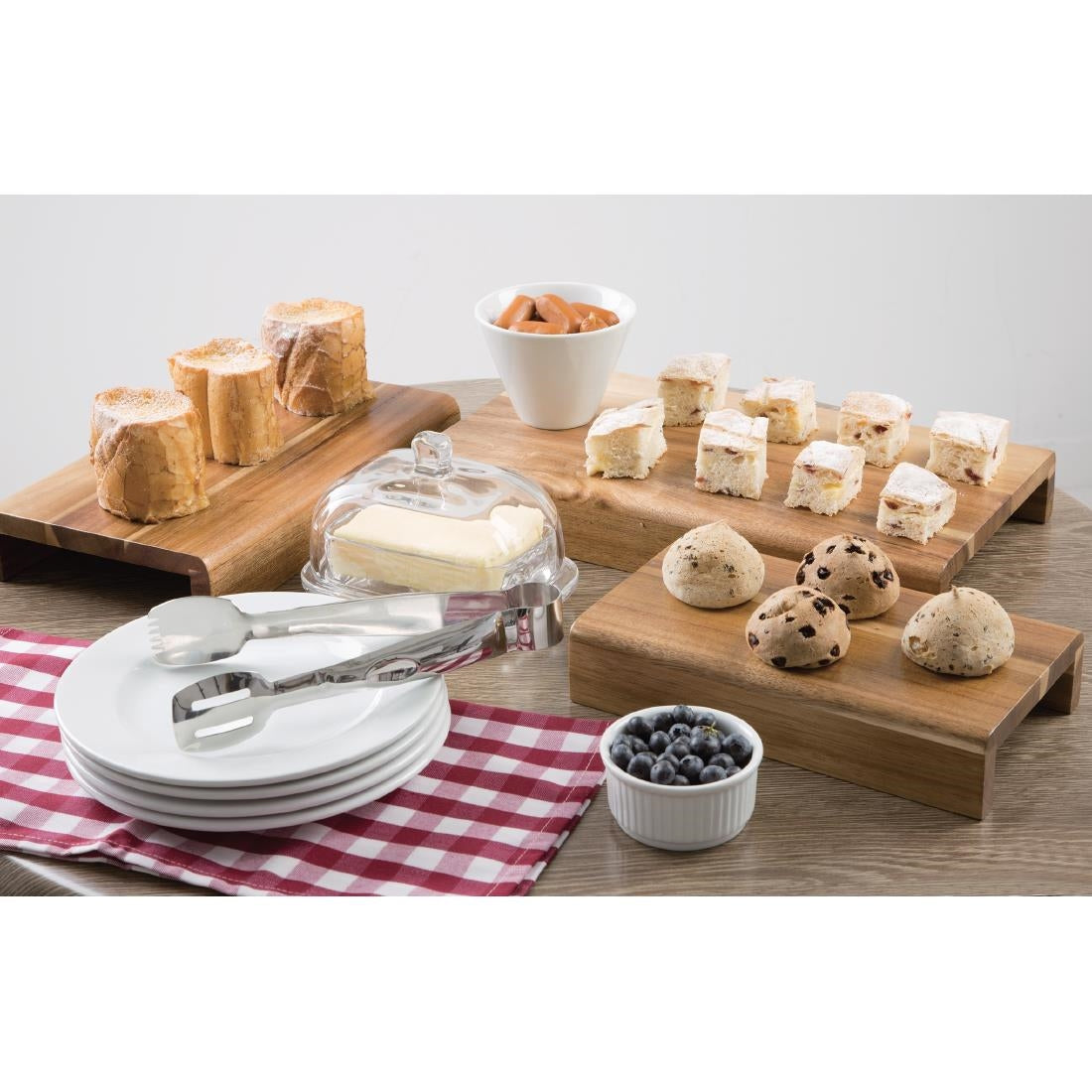 Olympia Acacia Wood Riser Set (3 Pack) - CP697