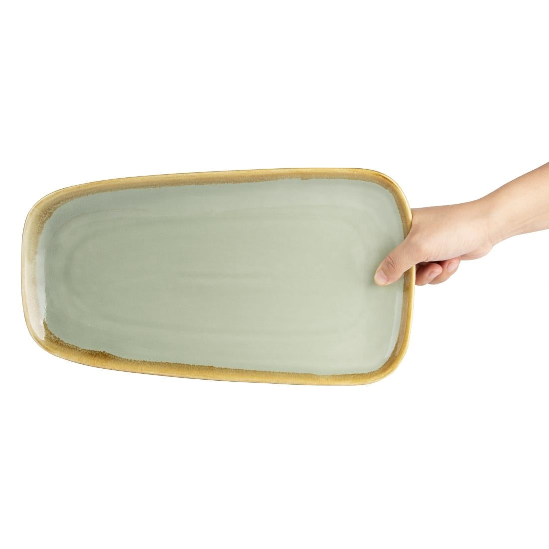 Olympia Kiln Large Platter Moss 335mm - CP955