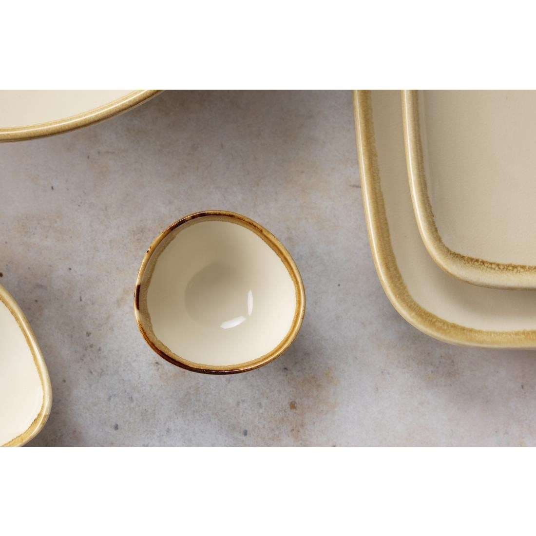 Olympia Kiln Dipping Pot Sandstone 70mm - CP956