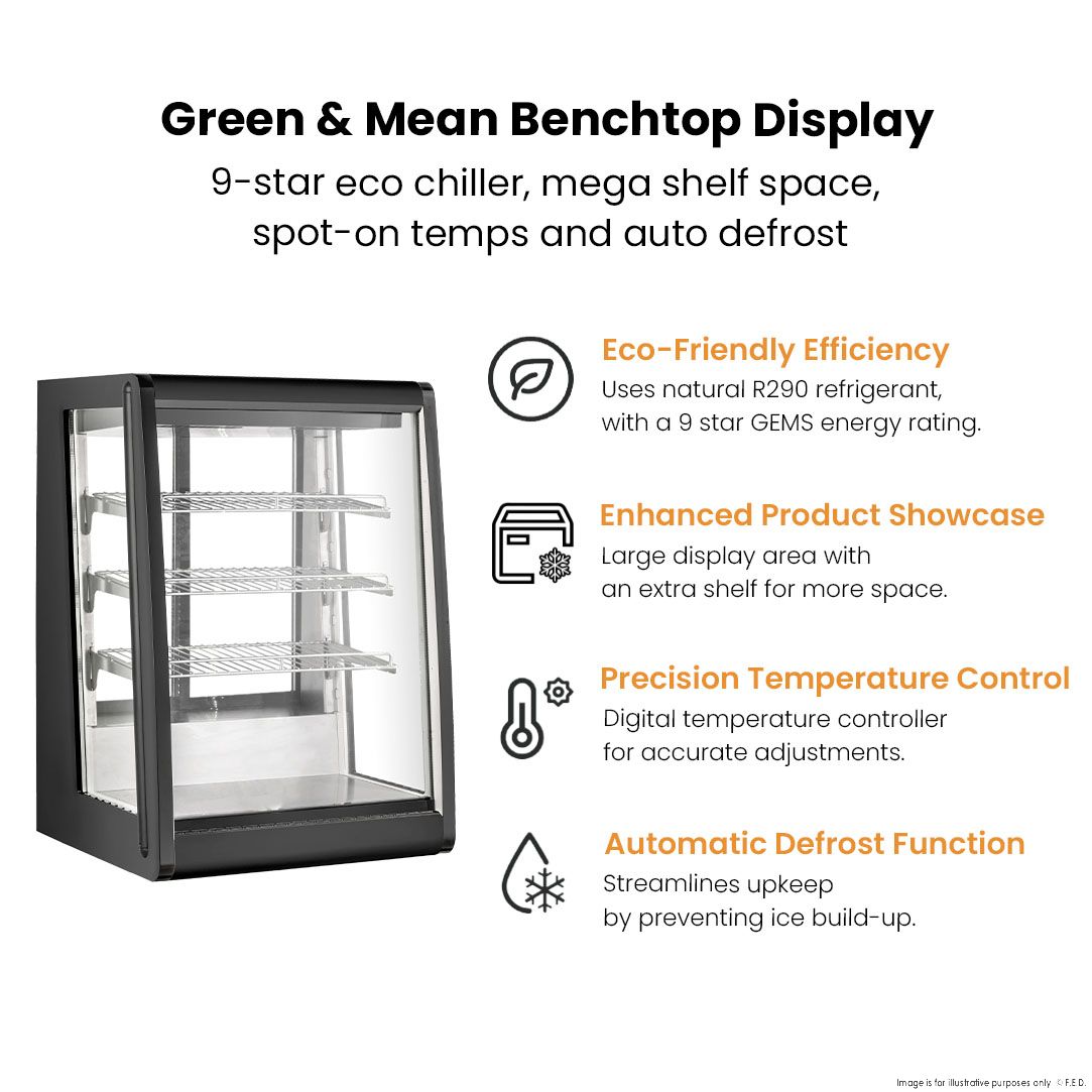 Bonvue Chilled Angled Counter-Top Food Display CTA-146