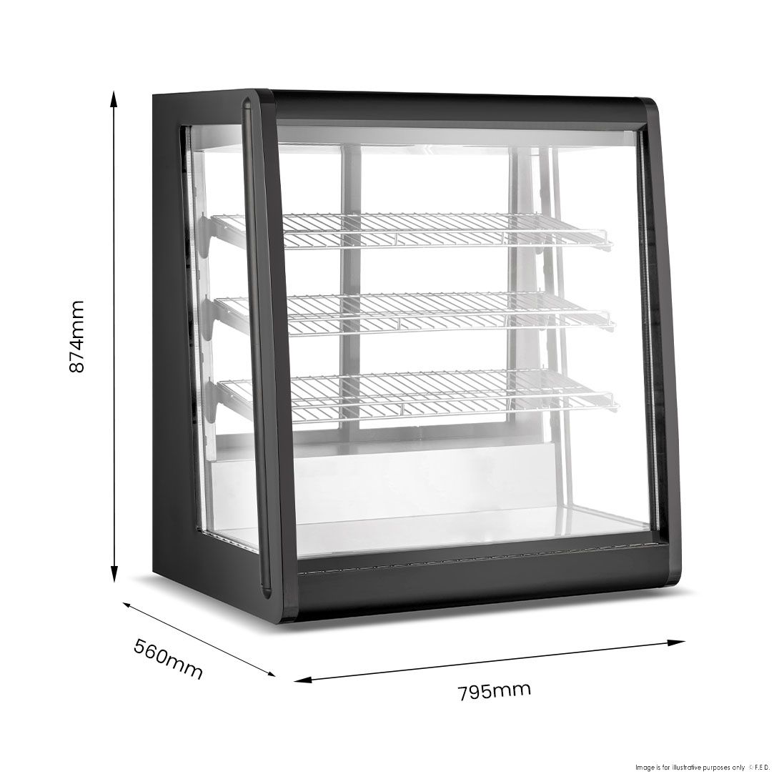 Bonvue Chilled Angled Counter-Top Food Display CTA-196