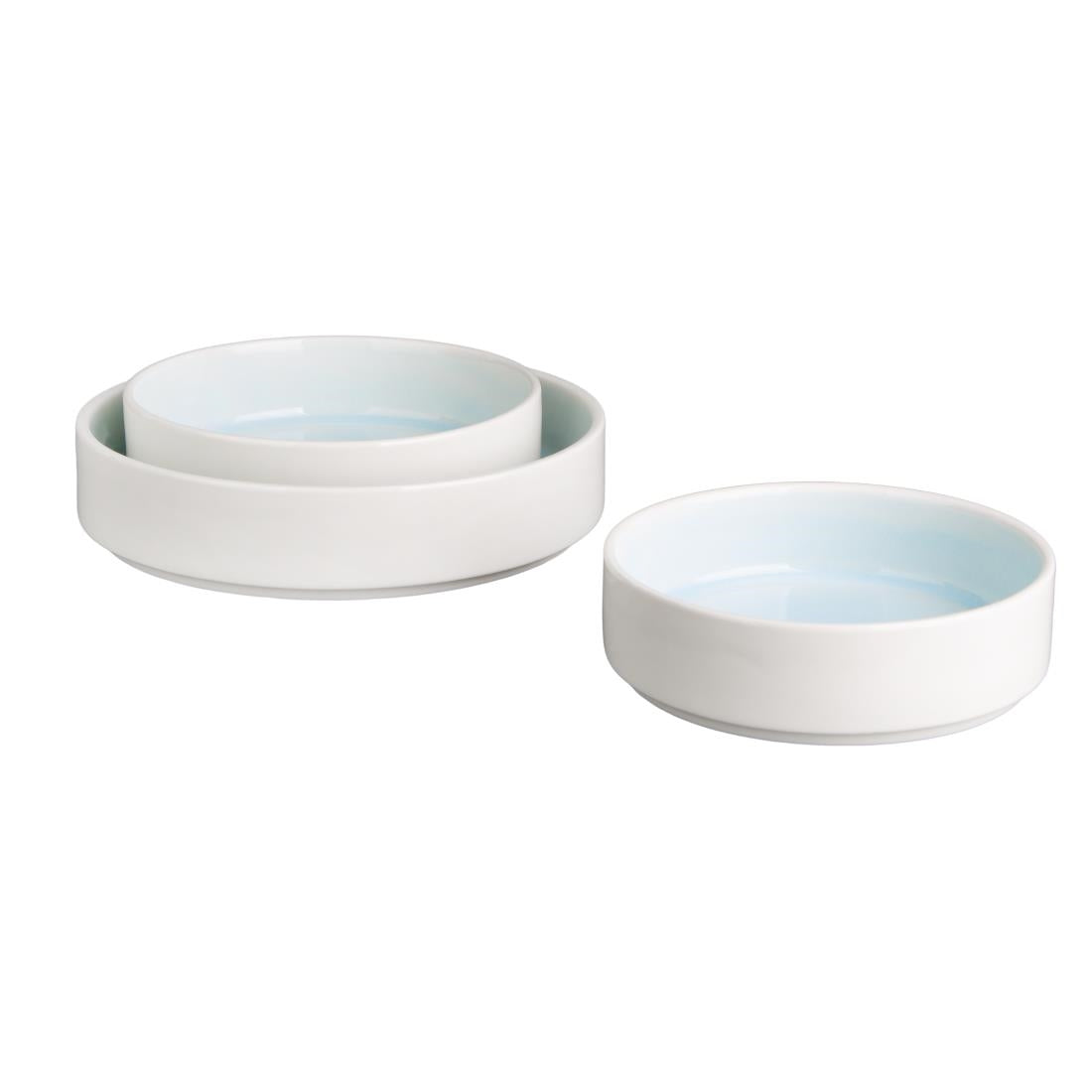 Olympia Fondant Bowl Aqua - 152mm (6 Pack) - CU170