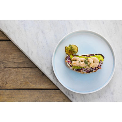 Olympia Fondant Plate Aqua - 270mm (4 Pack) - CU176