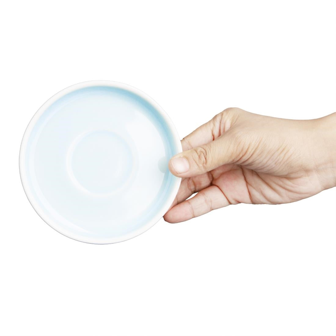 Olympia Fondant Saucer Aqua - 115mm for CU182 (6 Pack) - CU183