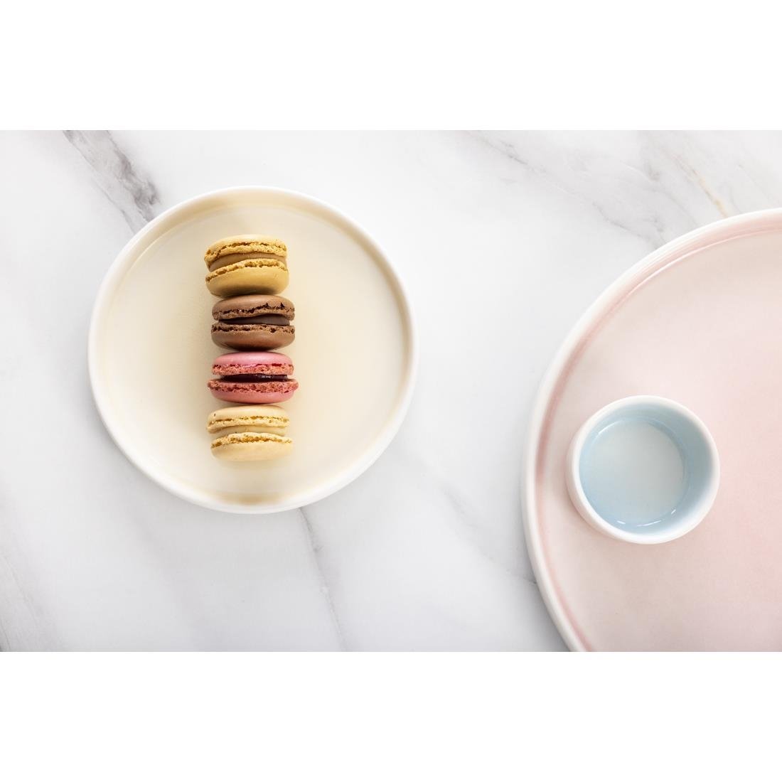 Olympia Fondant Plates Lemon 156mm (6 Pack) - CU411