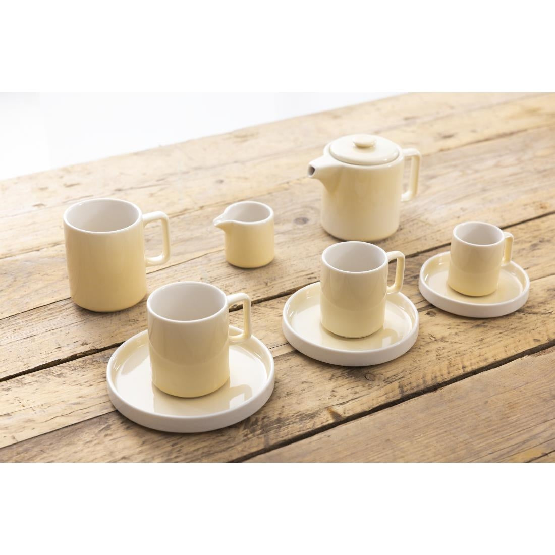 Olympia Fondant Saucers Lemon 136mm for CU424 (6 Pack) - CU425