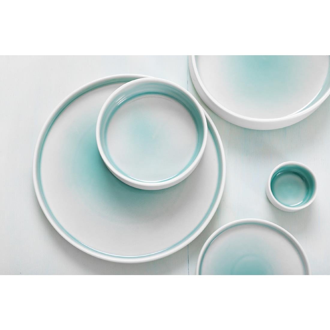 Olympia Fondant Plates Mint 156mm (6 Pack) - CU429
