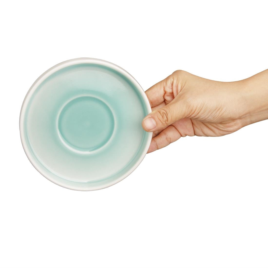 Olympia Fondant Saucers Mint 136mm for CU442 (6 Pack) - CU443