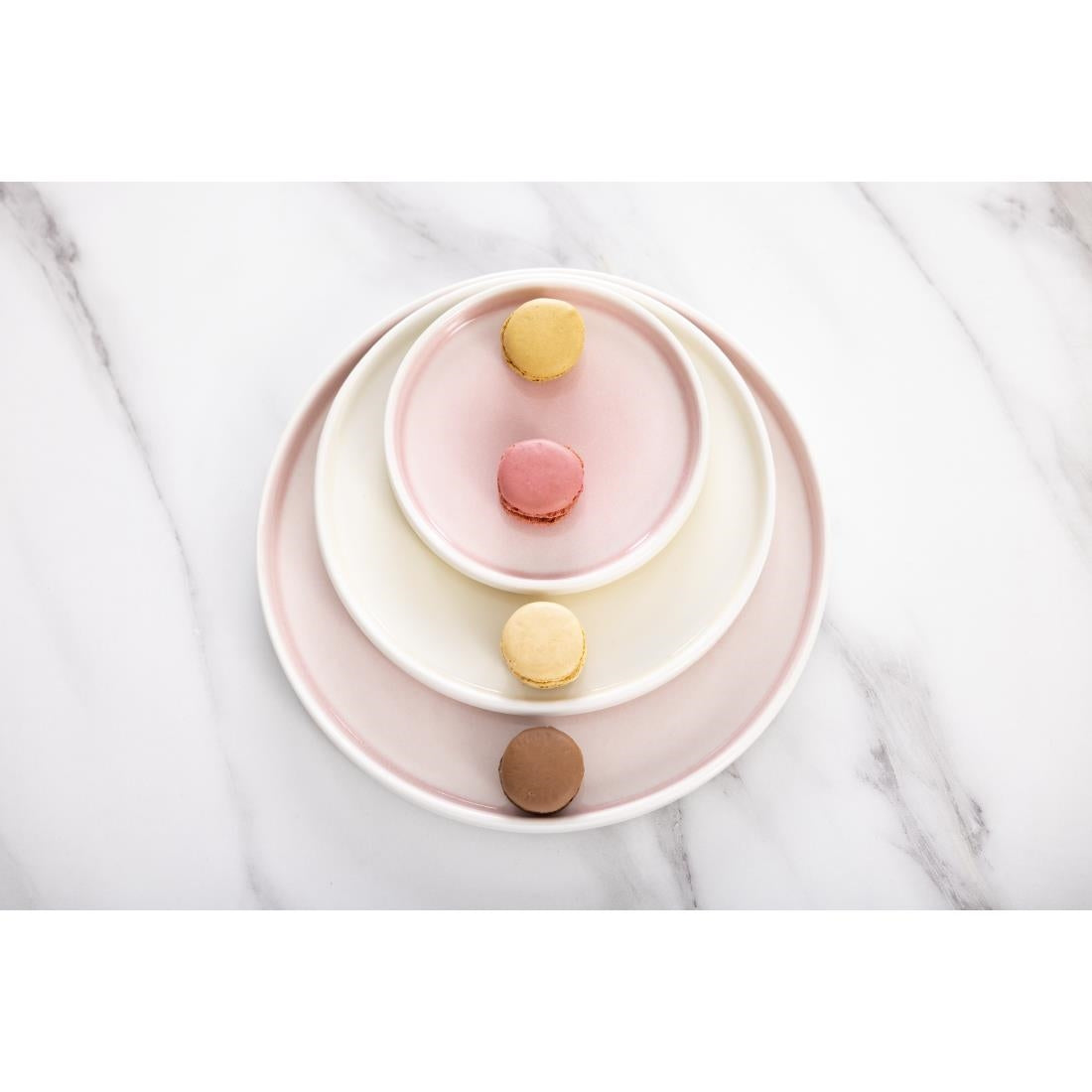 Olympia Fondant Plate Lemon - 215mm (6 Pack) - CU415