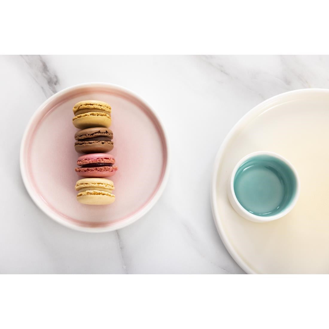 Olympia Fondant Plate Lemon - 270mm (4 Pack) - CU416