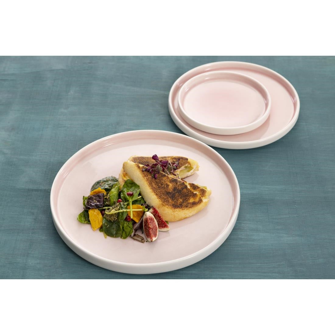 Olympia Fondant Plate Pink - 270mm (4 Pack) - CU452