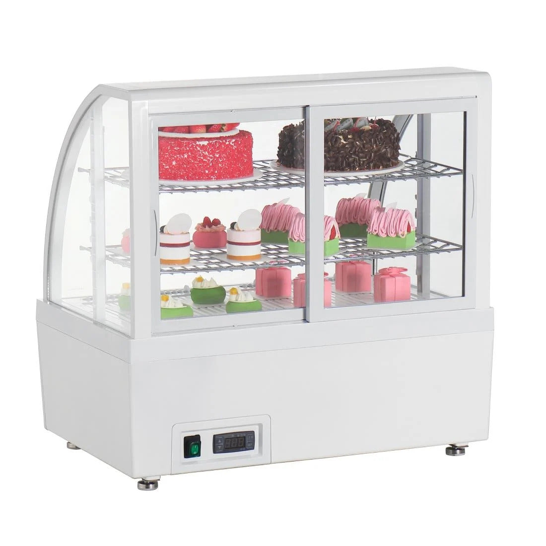 Polar C-Series Countertop Display Fridge White - 100Ltr