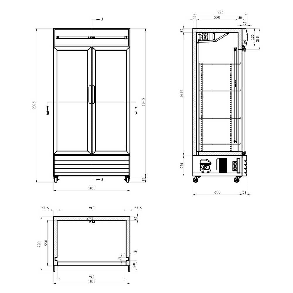 AG Equipment 515L Upright Glass Door Display/Drinks Fridge - White with Light Box CU800TNG