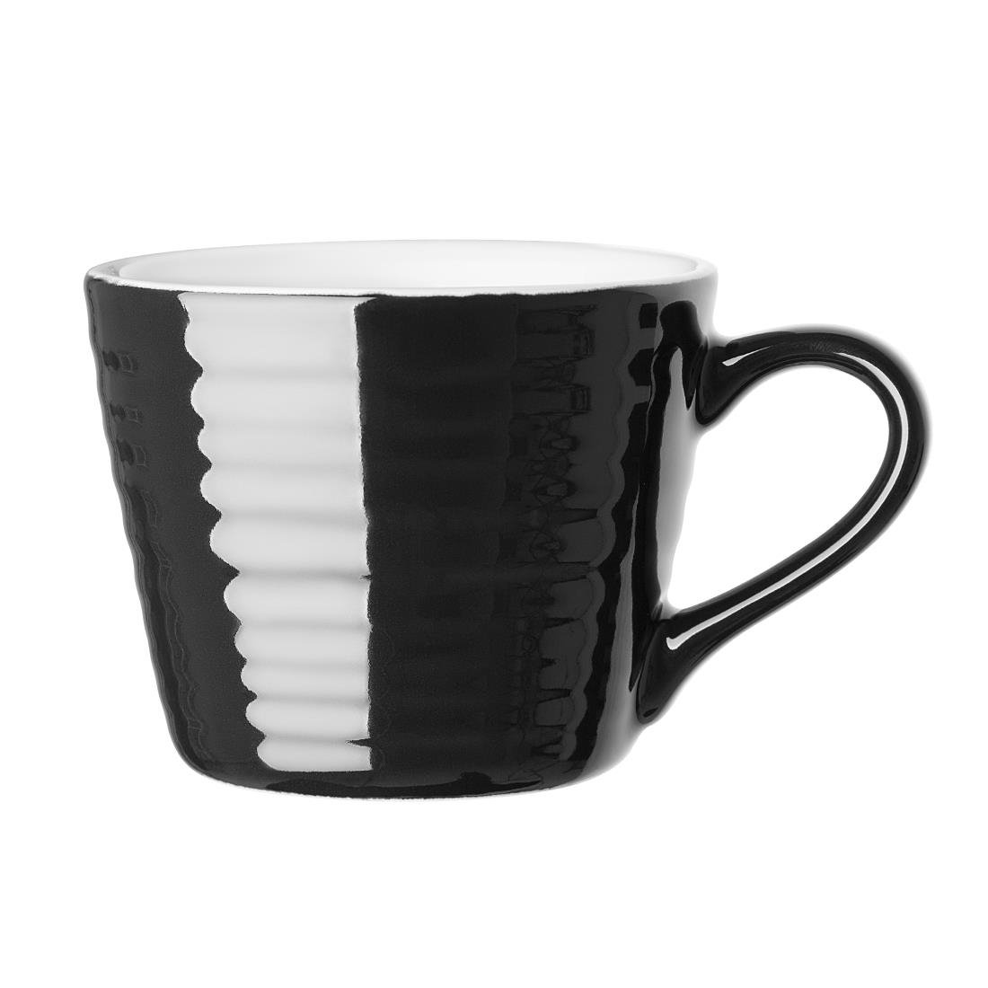 Olympia Cafe Aroma Mug Black - 230ml (6 Pack) - CU960