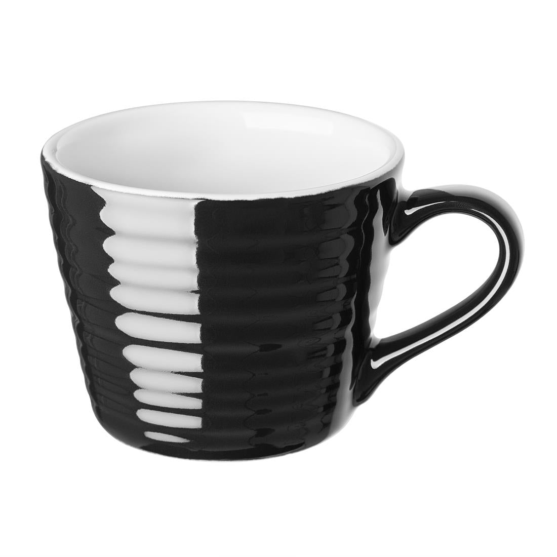 Olympia Cafe Aroma Mug Black - 230ml (6 Pack) - CU960