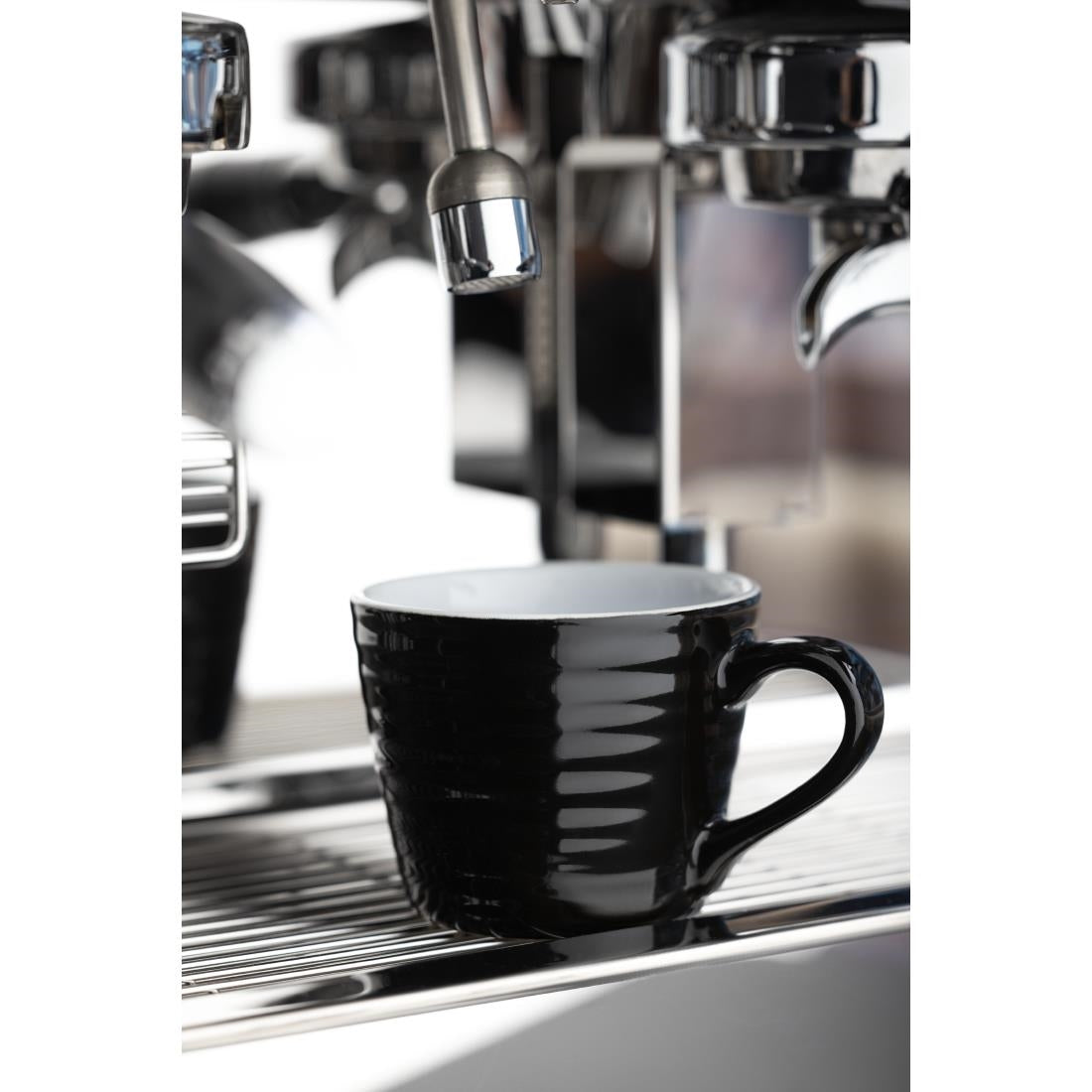 Olympia Cafe Aroma Mug Black - 230ml (6 Pack) - CU960