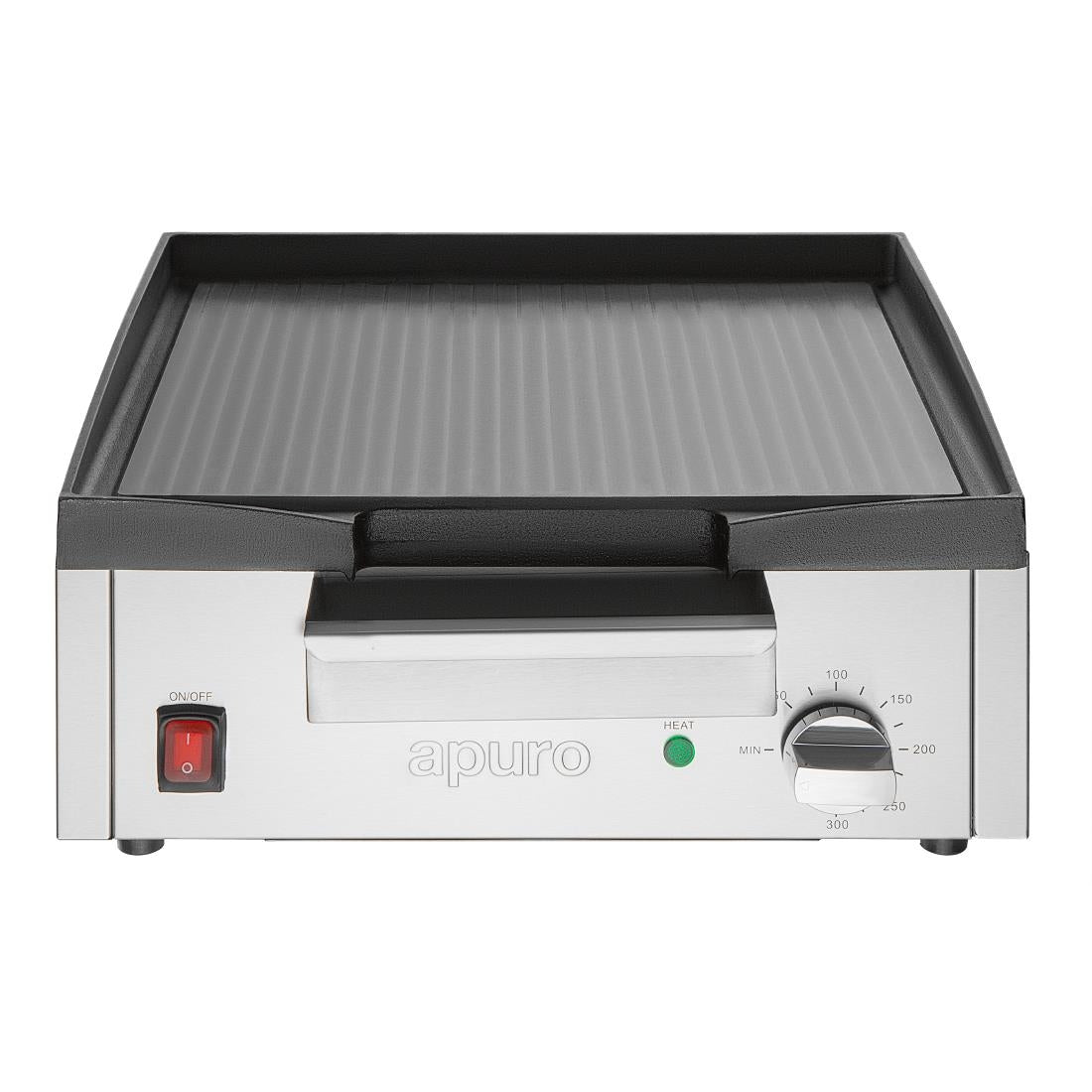 Apuro Cast Iron Countertop Griddle 2.8kW - CU966-A