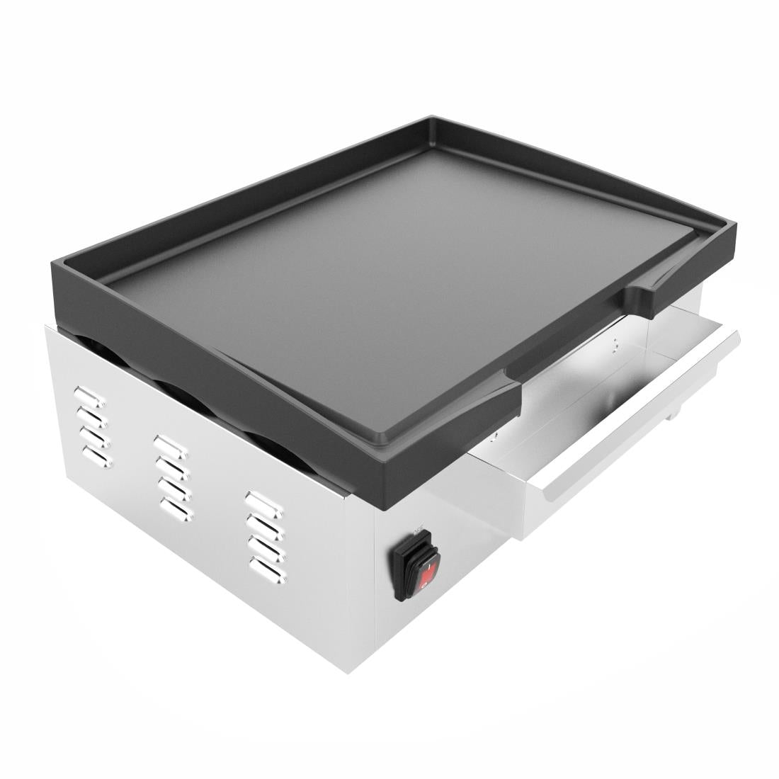 Apuro Cast Iron Countertop Griddle 2.8kW - CU966-A
