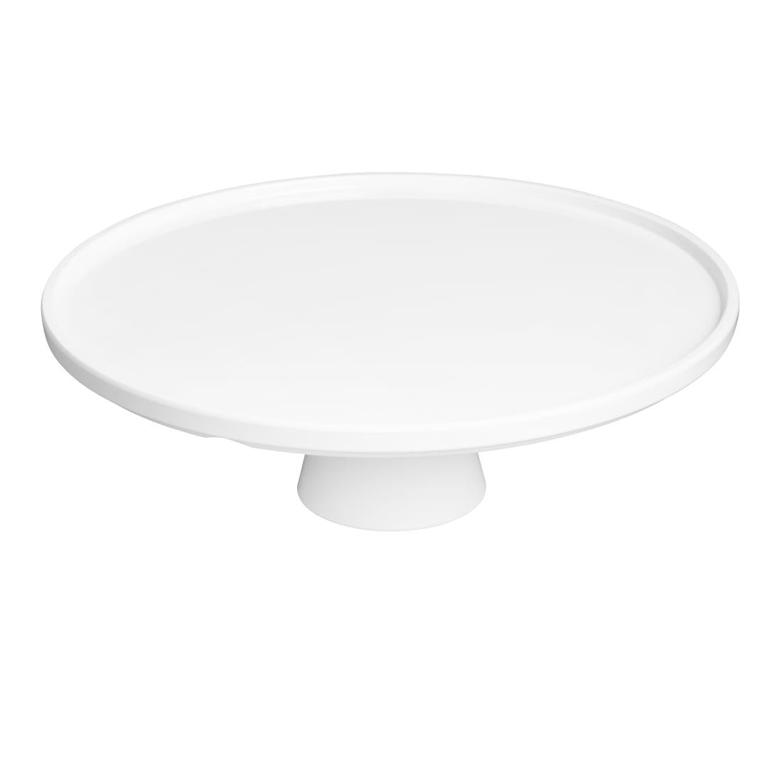 Olympia Kristallon Melamine Round Cake Stand 330x140mm - CU988