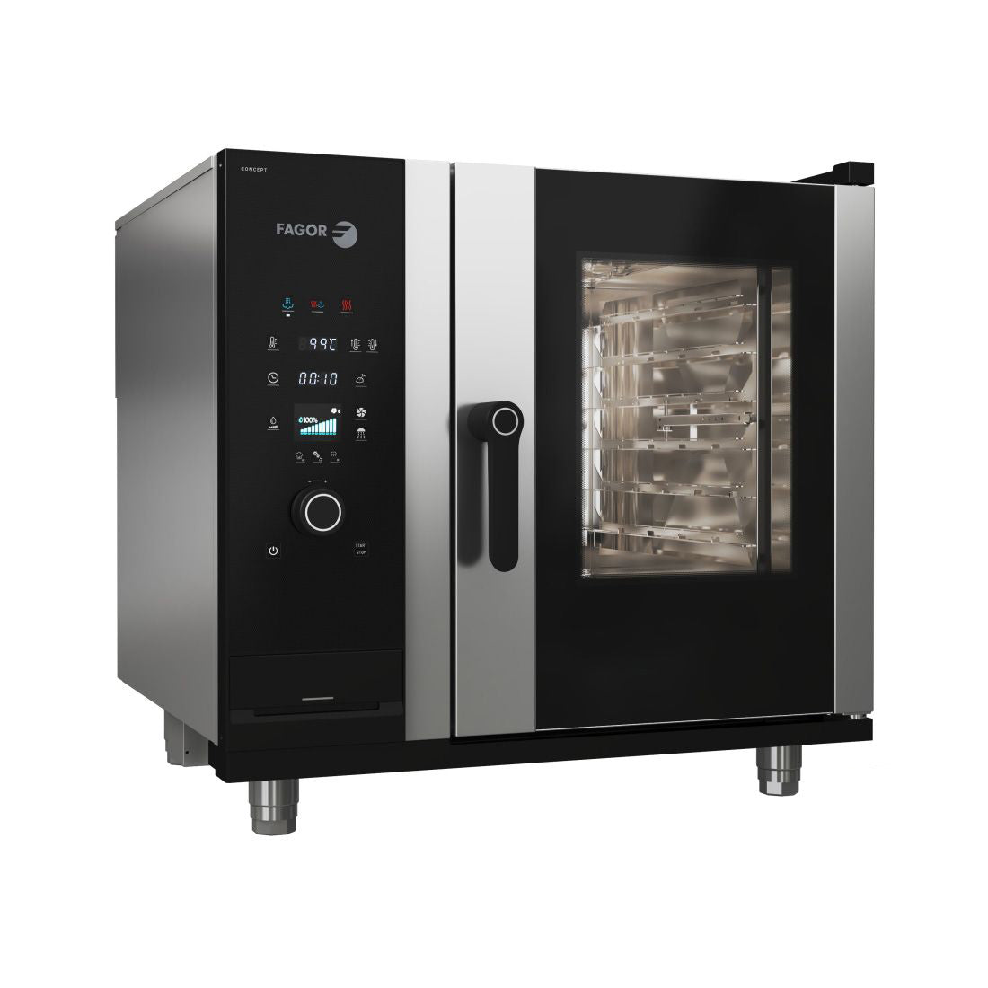 CLEARANCE - Fagor IKORE Concept 6 Trays Combi Oven - CW-061ERSWS-NSW2187