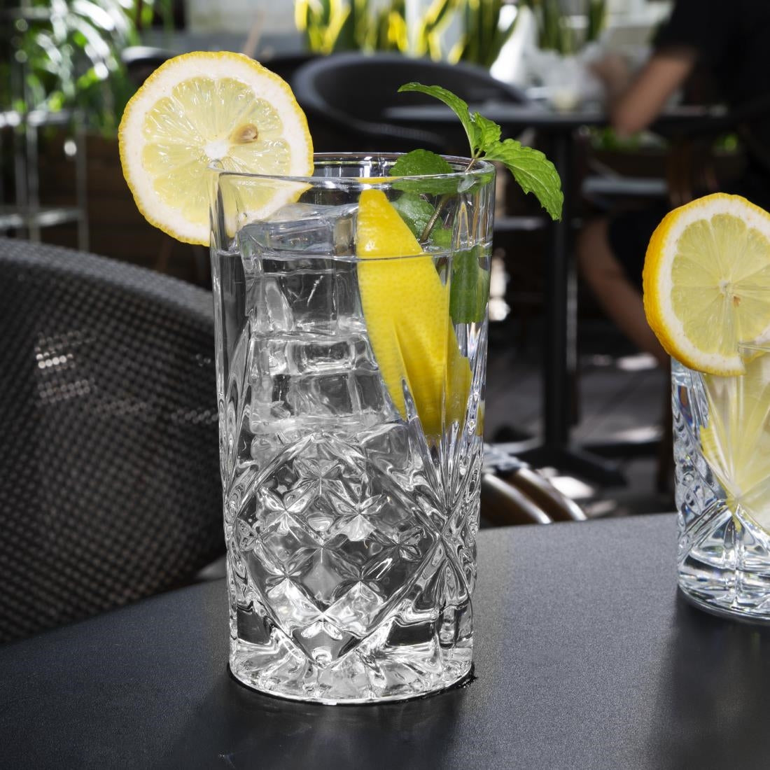 Olympia Old Duke Glass Tumblers 350ml (6 Pack) - CW392